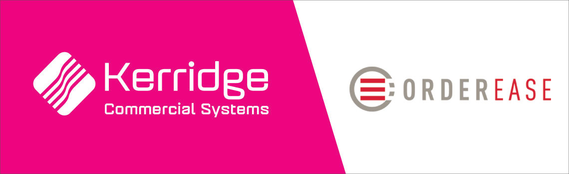 Kerridge Commercial Systems logo and the OrderEase logo.