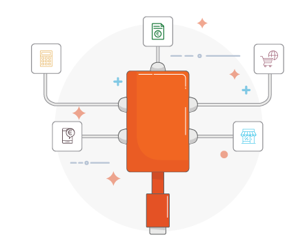 Illustration of Avalara's integration with KCS