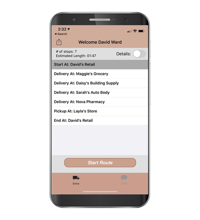 Mockup of Elite EXTRA dashboard on a smartphone